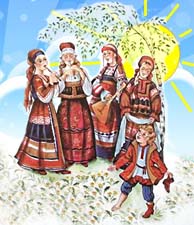 Русские народные песни. Рассказ детям