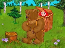 Русская народная сказка «Маша и медведь». Слушать