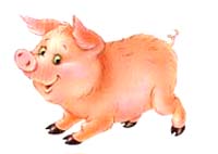 Веселые стихи про свинью. Читать и слушать
