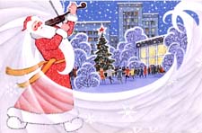 Новогодняя сказка «Дед Мороз и скрипка». Читать и слушать