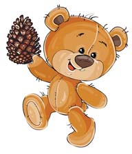 Сказка на ночь про косолапого мишку и волшебную шишку. Читать и слушать